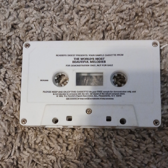 Other - White Cassette Tape - The World's Most Beautiful Melodies